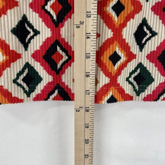 Savanna Jane Skirt Womens 2X Plus‎ Orange Aztec Mini Boho Festival Beach NWT - Picture 15 of 16